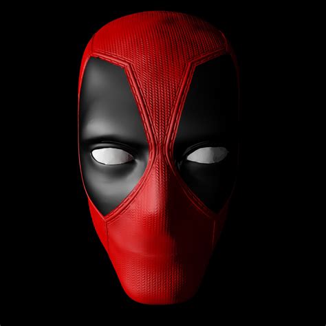 deadpool mask 3d model